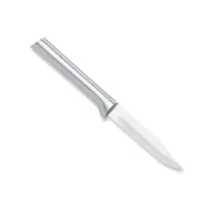 Rada Stainless Steel Paring Knife with Aluminum Handle, Hand-Sharpened Classic Spear Tip Parer Knives, 3.125" Blade