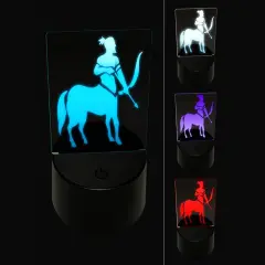 Centaur Mythical Creature Half Horse Man Saggitarius 3D Illusion LED Night Light Sign Nightstand Desk Lamp