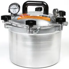 All American Pressure Cooker Canner for Home Stovetop Canning, USA Made for Gas or Electric Stoves, 10.5 quarts