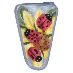 Scissor Case - Ladybug - Needlepoint Kit Multicolor
