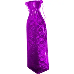 Purple Mylar Long Gangster Roaring 20s String Tie Costume Accessory