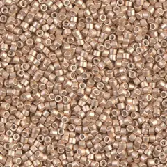 Miyuki Delica Bead 11/0 - DB1152 - Galvanized Semi-Frosted Champagne