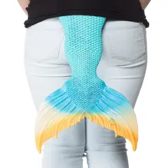 Supersoft Under The Sea Mermaid Crystal Blue Tail Costume Accessory