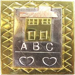 Puffin & Company Sampler Needle Nanny Magnetic Needle Minder Holder, Brooch Multicolor