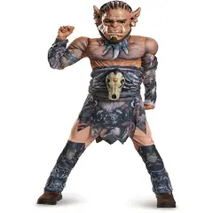Child's Boys World Of Warcraft Durotan Orc Horde Warrior Costume
