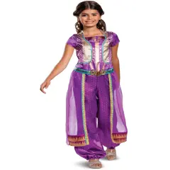 Girls Disney Princess Jasmine Classic Purple Costume