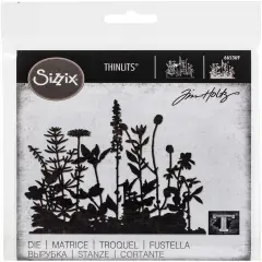 Sizzix Thinlits Die By Tim Holtz-Flower Field
