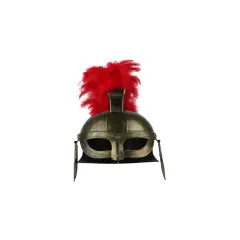 Adult's Deluxe Gold Roman Legionary Helmet Costume Accessory