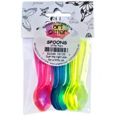 Art Institute Glitter Spoons-10/Pkg