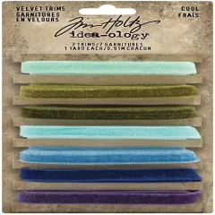 Idea-Ology Velvet Trims 7/Pkg-Cool