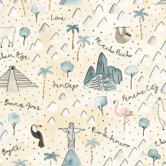 World Traveler Pattern V Poster Print by Laura Marshall - Item # VARPDX45647