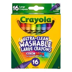 Crayola Large Washable Crayons-16/Pkg