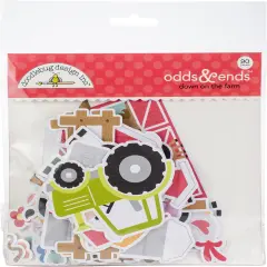 Doodlebug Odds & Ends Die-Cuts-Down On The Farm, 90/Pkg