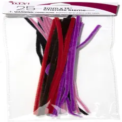 CousinDIY Chenille Stems 3mmx12" 25/Pkg-Multi-Colored
