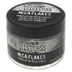 Tim Holtz Distress Mica Flakes 37g-Translucent