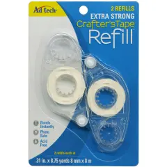 Ad Tech Extra Strong Crafter's Tape Refill 2/Pkg-.31"X315"
