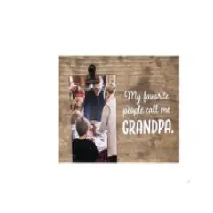 Decorative Wood Clip Frame: Grandpa