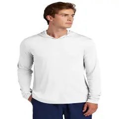 Sport-Tek&reg; Long Sleeve Hoodies For Adult White