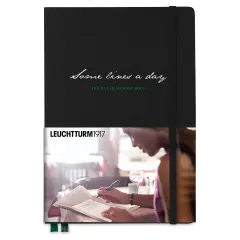 Leuchtturm1917 Some Lines a Day Notebook - Black, 5-3/4" x 8-1/4"