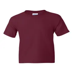 Gildan&reg; Dryblend Youth Crewneck Short Sleeve T-Shirt Maroon