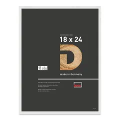 Deha Design Fontana Wood Frame - White, 18" x 24"