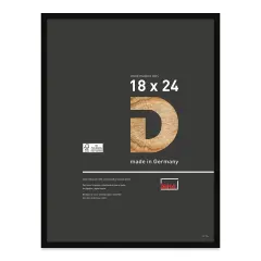 Deha Design Fontana Wood Frame - Black, 18" x 24"