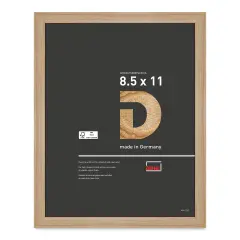 Deha Design Fontana Wood Frame - with Easel Back, Natural Oak, 8-1/2" x 11"