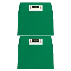 Seat Sack, Standard, 14 inch, Chair Pocket, Green, Pack of 2