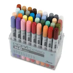Copic Ciao Double Ended Marker Set - Set B, Set of 36