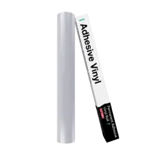 Kitcheniva 12"x10' Adhesive Permanent Vinyl DIY Craft Glossy & Matte Glossy silver