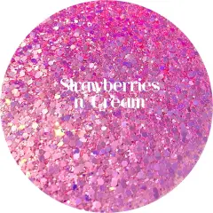 Polyester Glitter - Strawberries n' Cream by Glitter Heart Co.&trade;