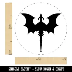 Flying Dragon with Wings Spread Self-Inking Rubber Stamp Ink Stamper for Stamping Crafting Planners UV