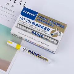 Permanent Paint Marker Pen for Car Yellow