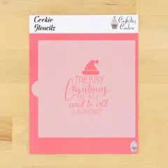 Merry Christmas to All Cookie Stencil