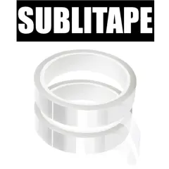 2 rolls Heat resistant tapes sublimation Press Transfer Thermal Tape 20mmx30m SUBLITAPE CLEAR
