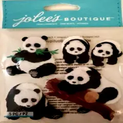 Jolee's Boutique Pandas Dimensional Stickers