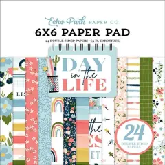 Echo Park Day in the Life 6X6 Paper Pad