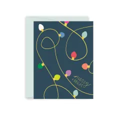 merry + bright christmas greeting cards (box of 10) | funday goods