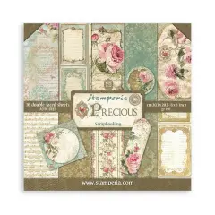 Stamperia Precious 8"X8" Double-Sided Paper Pad