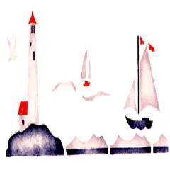 Nantucket Lighthouse Wall Stencil