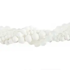 Crystal Lane DIY Queen Anne's Lace Twisted Glass & Pearls Beads, 5 Strands