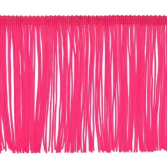 20 Yards of 4" Chainette Fringe Trim | 20 yard cut Neon Pink