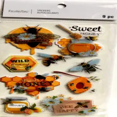 Recollections Busy Bees Dimensional Stickers