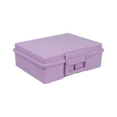4" x 6" Photo Storage Box, Purple - 16 Inner Organizer Cases