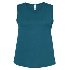 BELLA + CANVAS&reg; Women's Jersey Muscle Tank - 6003 Heather deep teal
