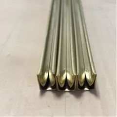 3/8" U Brass Came (12ft) -2ft x 6 Pieces