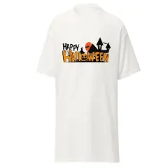 Happy Halloween spooky house unisex t-shirt