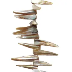 6 Packs of Tinted Shell Spike Natural 8 in Strand Pack of 2