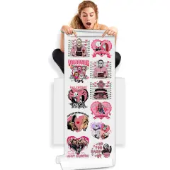 Valentine's Horror Movie Vibes DTF Transfer: 20x60 Direct-to-Film Gang Sheet
