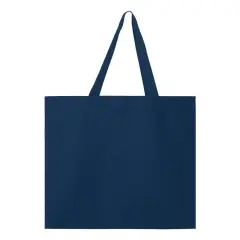 Q-Tees&reg; Promotional Tote Heavy Cotton Canvas Navy